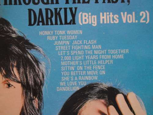 ROLLING STONES - THROUGH THE PAST, DARKLY (BIG HITS VOL.2) VINYL, LP, RECORD.